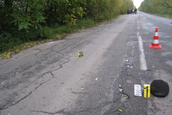 Необачного велосипедиста на дорозі збив автомобіль (Фото) 