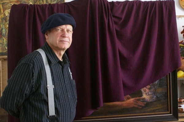 Рівненський художник презентує нову картину - про ворожіння, подарунки та спогади (Фото)