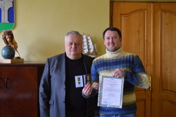 Депутата міської ради Олександра Курсика нагородили медаллю (Фото)