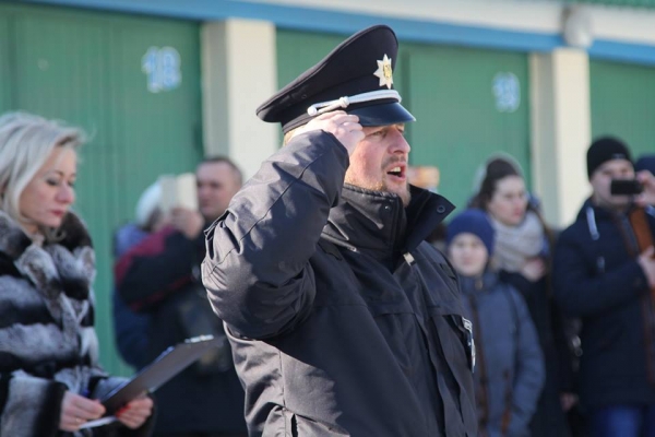 Сьогодні у Рівному на вірність українському народові присягнули 30 патрульних поліцейських(Відео)