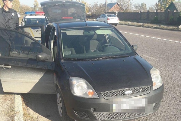 На Рівненщині зупинили водія, який перевозив бурштин та зброю (Фото) 