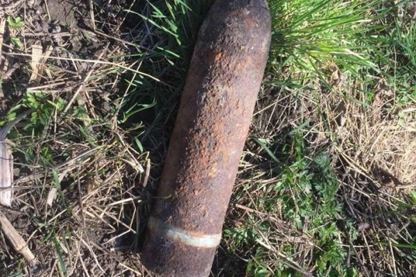 Здолбунівський район: піротехніки ДСНС знищили артилерійський снаряд часів війни 