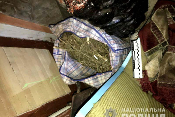 У жителя Острожчини, який ледь не вбив зятя, виявили 1,5 кг канабісу