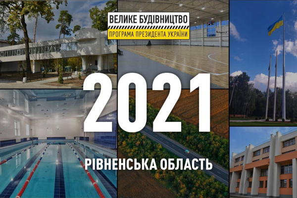 «Велике будівництво» на Рівненщині: 234 кілометри доріг, 15 об’єктів та 10 активних парків
