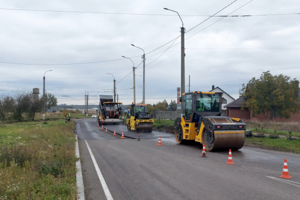 KRONOSPAN співфінансує ремонт дороги в Городоцькій ТГ