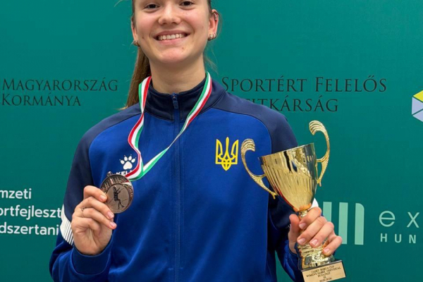 Бронзу Кубку світу з фехтування на шаблях серед кадетів здобула вихованка КДЮСШ ХАЕС