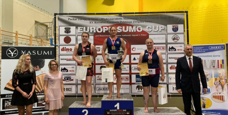 Рівненська сумоїстка виграла золото на Кубку Європи