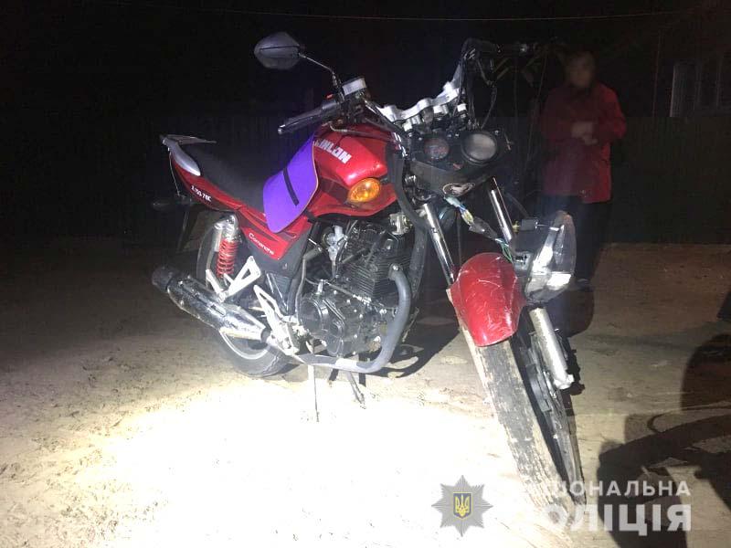 На Сарненщині мотоцикліст травмувався у ДТП