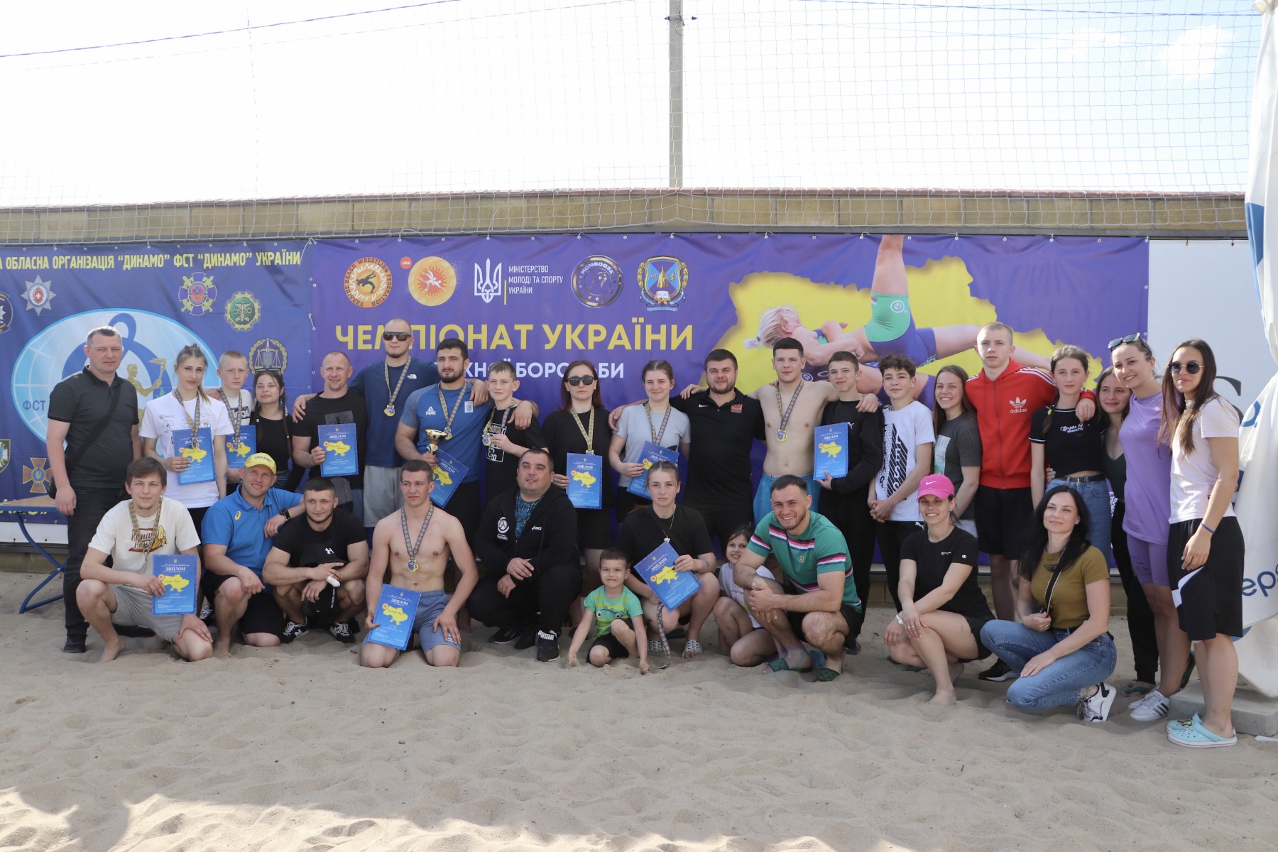 У Рівненській області провели перший в історії Чемпіонат України з пляжної боротьби