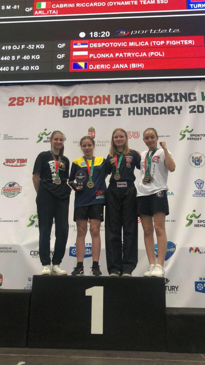 Кікбоксери з Рівненщини результативно виступили на Кубку світу в Будапешті