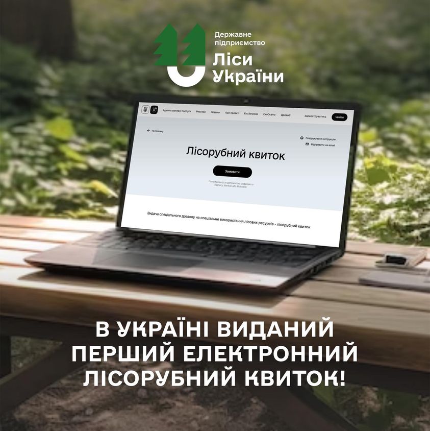 Перший в Україні лісорубний е-квиток видали на Рівненщині: в чому його переваги