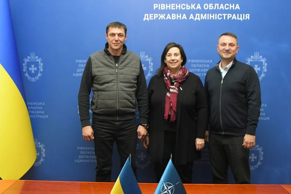 Рівненщина налагоджує співпрацю з Представництвом НАТО в Україні