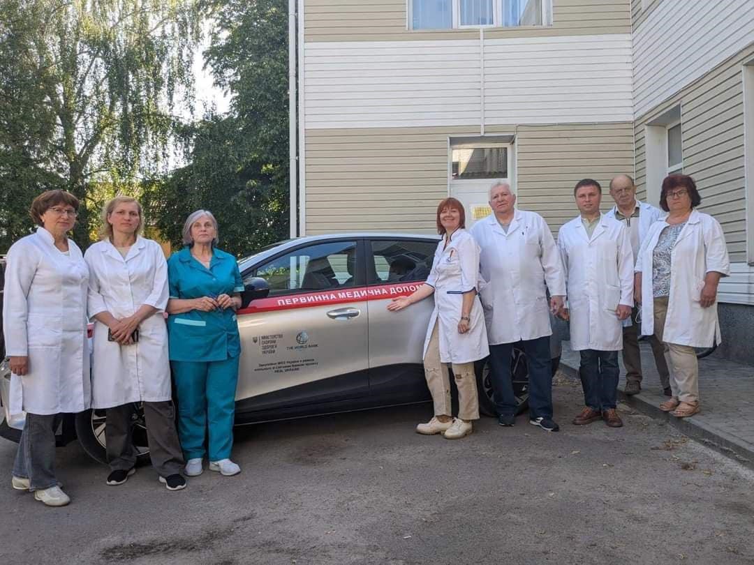 Електромобіль від Глобального фонду фінансування надійшов лікарям Млинівської первинки