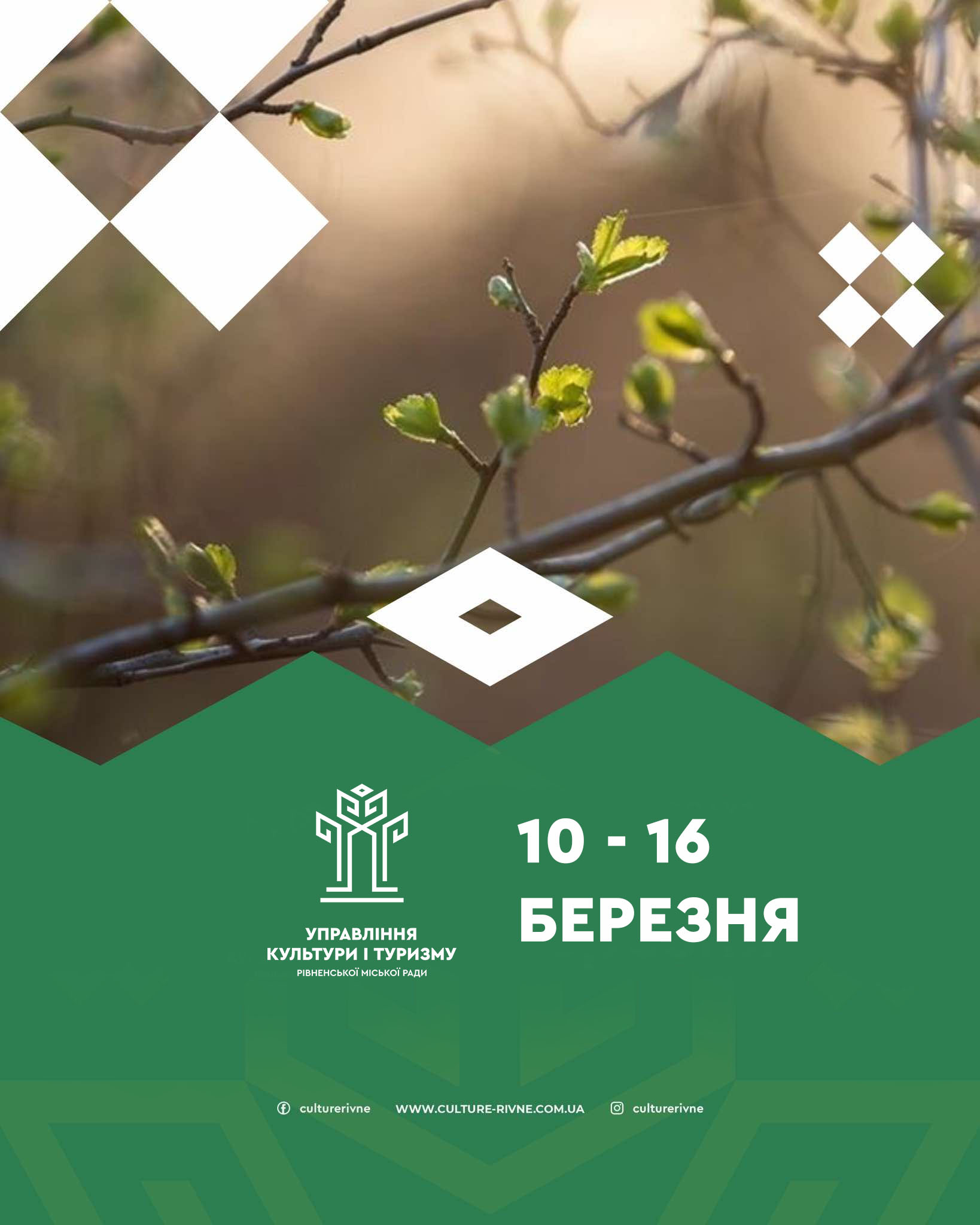 Культурні заходи, які відбудуться в Рівному цього тижня