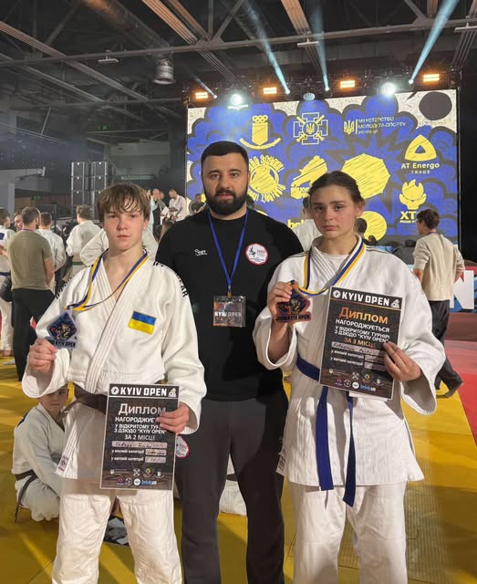 Дзюдоїсти з Рівного вибороли на змаганнях у Києві дві медалі