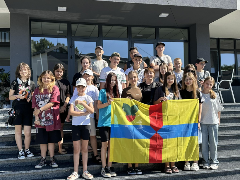 Діти з прифронтових територій приїхали на Рівненщину на відпочинок