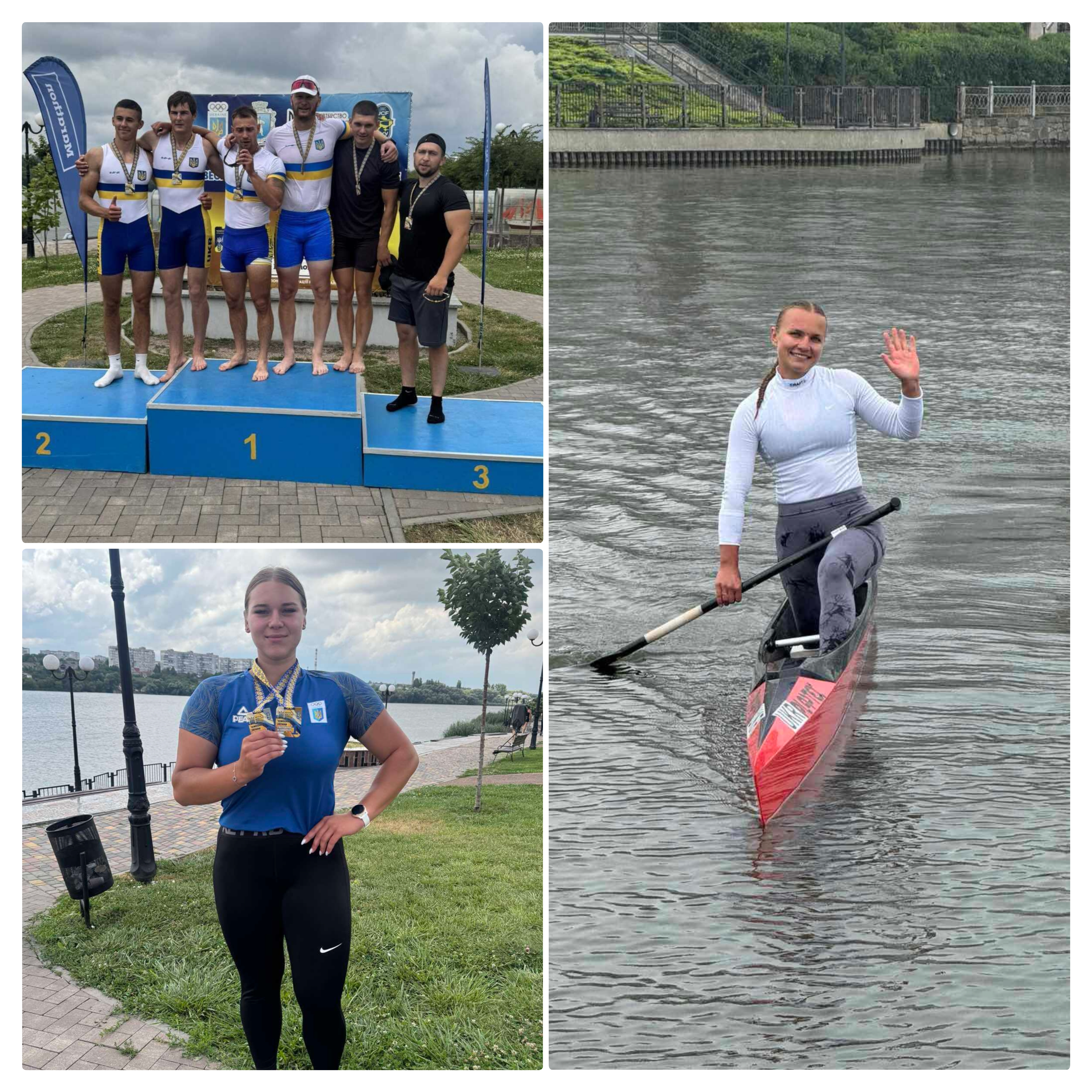 Веслувальники з Рівненщини здобули медалі на Чемпіонаті України