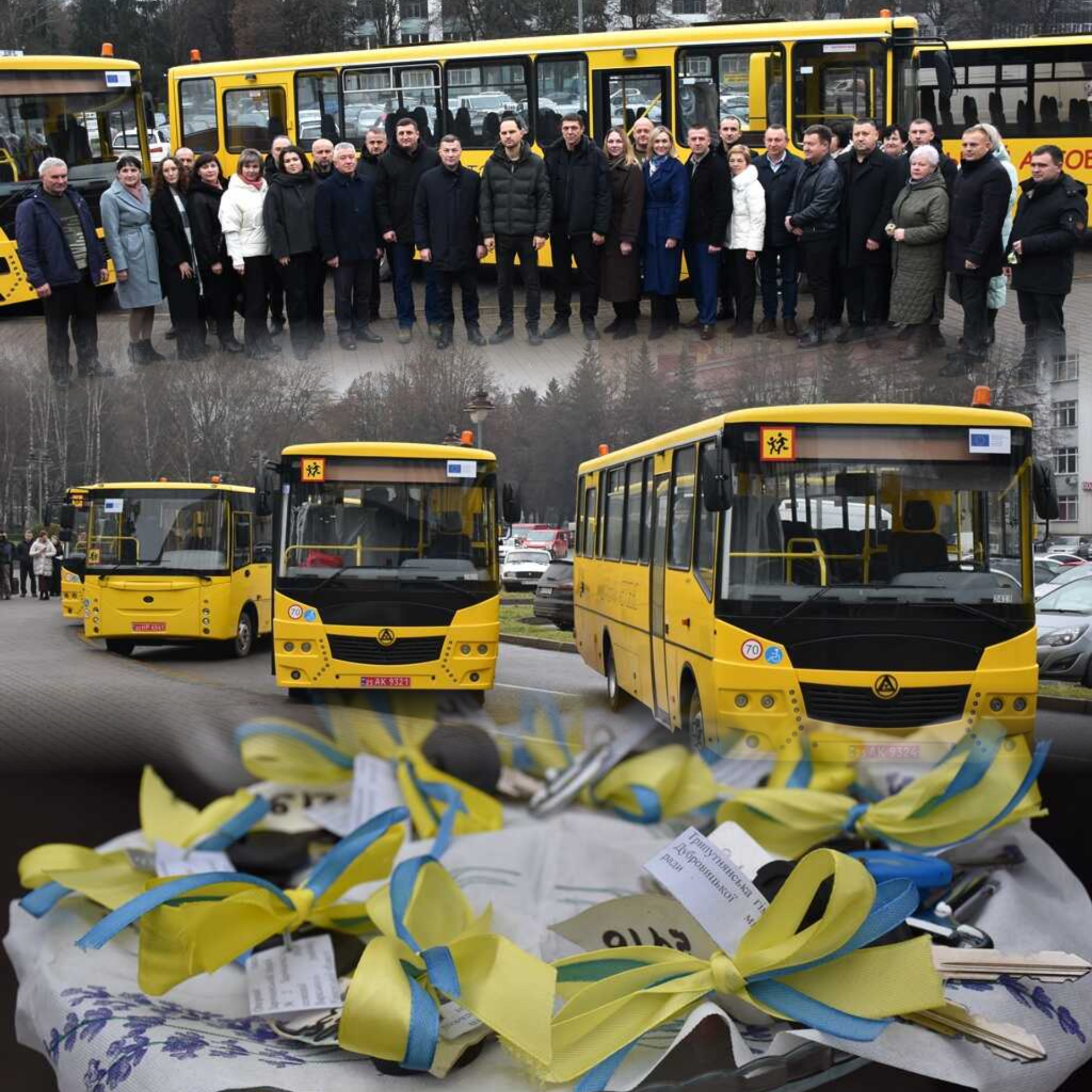 Ще декілька нових шкільних автобусів попрямувало до восьми громад Рівненської області